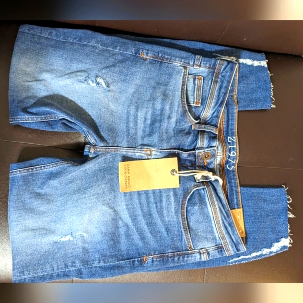 Zara Basic Z1975 Denim #36 USA 4
